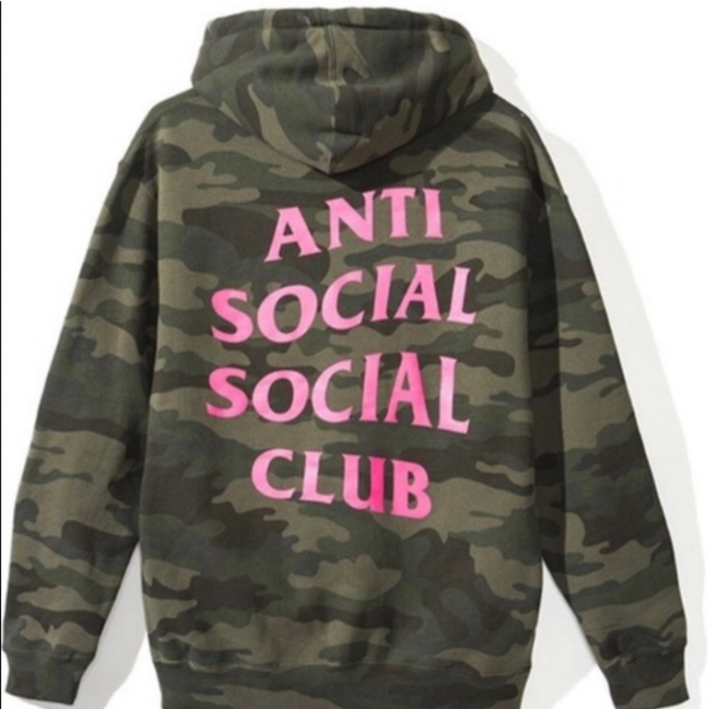 Anti Social Social Club Camouflage Hoodie